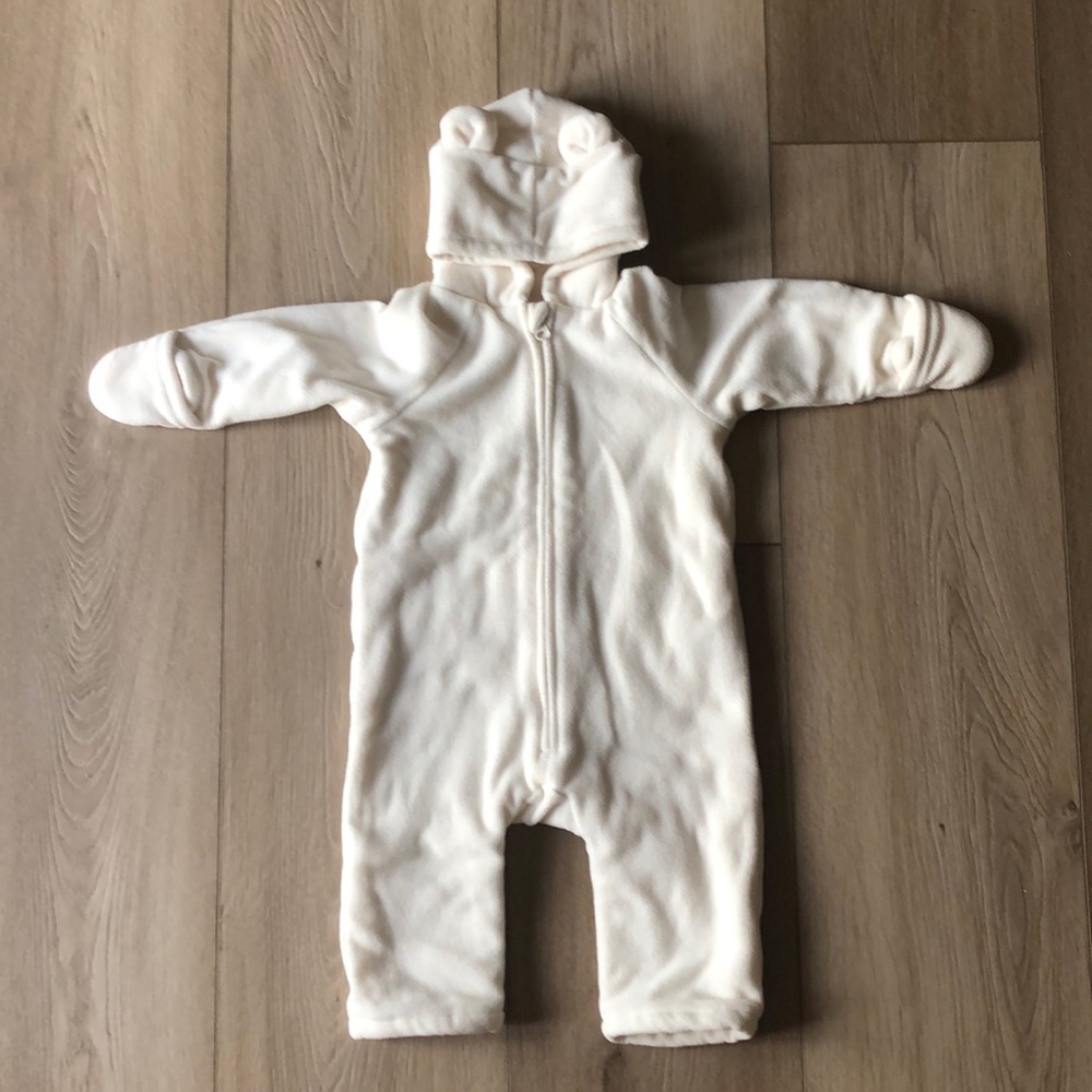 Old Navy Fleece One Piece Hooded Pant One Piece